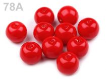 Textillux.sk - produkt Voskované perly Ø10 mm - 78A červená šarlatová