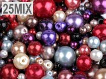 Voskové perly mix veľkostí a farieb Ø4-12 mm