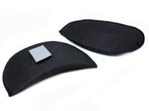 Textillux.sk - produkt Vypchávky obšívané so samolepiacim suchým zipsom hrúbka 10mm - čierna