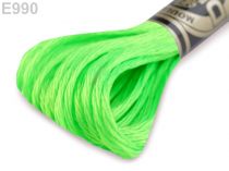 Textillux.sk - produkt Vyšívacia priadza DMC Mouliné Light Effects - E990 Jasmine Green neon