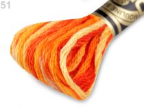 Textillux.sk - produkt Vyšívacia priadza DMC Mouliné Spécial Cotton - 51 arancio melír