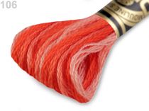 Textillux.sk - produkt Vyšívacia priadza DMC Mouliné Spécial Cotton - 106 červená stredná melír