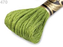 Textillux.sk - produkt Vyšívacia priadza DMC Mouliné Spécial Cotton - 470 Lime Green