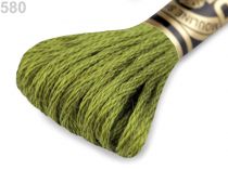 Textillux.sk - produkt Vyšívacia priadza DMC Mouliné Spécial Cotton - 580 zelená trávová