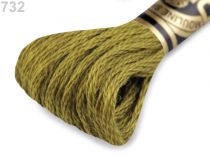 Textillux.sk - produkt Vyšívacia priadza DMC Mouliné Spécial Cotton - 732 olivin