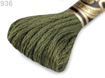 Textillux.sk - produkt Vyšívacia priadza DMC Mouliné Spécial Cotton - 936 olivová zeleň