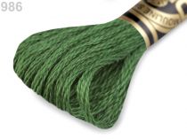 Textillux.sk - produkt Vyšívacia priadza DMC Mouliné Spécial Cotton - 986 zelená jedla