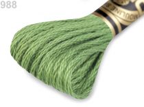 Textillux.sk - produkt Vyšívacia priadza DMC Mouliné Spécial Cotton - 988 Fluorite Green