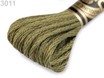 Textillux.sk - produkt Vyšívacia priadza DMC Mouliné Spécial Cotton - 3011 olivová zeleň svetlá