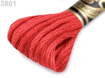 Textillux.sk - produkt Vyšívacia priadza DMC Mouliné Spécial Cotton - 3801 červená rumelka