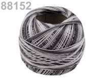 Textillux.sk - produkt Vyšívacia priadza Perlovka ombré  - 88152 Charcoal Gray