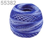 Textillux.sk - produkt Vyšívacia priadza Perlovka ombré  - 55382 Dazzling Blue