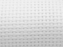 Textillux.sk - produkt Vyšívacia tkanina Kanava 5 biela šírka 140cm