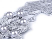 Textillux.sk - produkt Vzdušná čipka s perlami šírka 43 mm