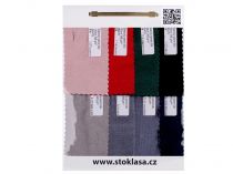 Textillux.sk - produkt Vzorkovníky látok - minky, plátno, kočíkovina, teplákovina, velvet, tyl, šifón - 380478 viď obrázok elastický zamat
