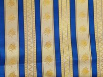 Textillux.sk - produkt Žakard - dekor - 4-1760 modrá, zlatá
