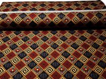 Textillux.sk - produkt Žakardový úplet kráľovský orament 145cm