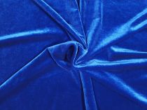 Textillux.sk - produkt Zamat elastický, šírka 150 cm - 3 - kráľovsky modrý zamat
