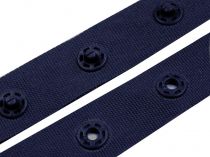 Textillux.sk - produkt Zapínanie na body šírka 18mm metráž - 11 modrá tmavá