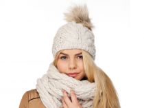 Textillux.sk - produkt Zimná pletená čiapka s brmbolcom