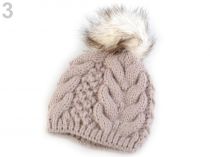 Textillux.sk - produkt Zimná pletená čiapka s brmbolcom