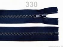Textillux.sk - produkt Zips kosticový 5mm deliteľný 100cm / bundový / - 330 modrá tmavá