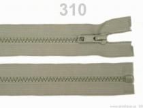 Textillux.sk - produkt Zips kosticový 5mm deliteľný 35cm / bundový / - 310 šedobežová