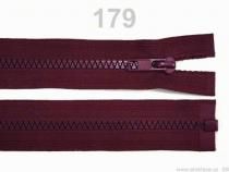 Textillux.sk - produkt Zips kosticový 5mm deliteľný 35cm / bundový / - 179 ružovofialová