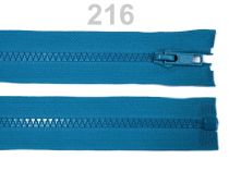 Textillux.sk - produkt Zips kosticový 5mm deliteľný 35cm / bundový / - 216 modrá sýta
