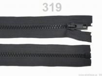 Textillux.sk - produkt Zips kosticový 5mm deliteľný 40cm / bundový / - 319 šedá kalná