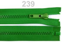 Textillux.sk - produkt Zips kosticový 5mm deliteľný 50cm / bundový / - 239 zelená irská