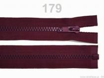 Textillux.sk - produkt Zips kosticový 5mm deliteľný 50cm / bundový / - 179 ružovofialová