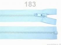Textillux.sk - produkt Zips kosticový 5mm deliteľný 85cm / bundový / - 183 modrá ľadová