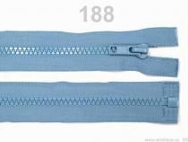 Textillux.sk - produkt Zips kosticový 5mm deliteľný 85cm / bundový / - 188 modrá nezábudková tmavá