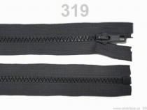 Textillux.sk - produkt Zips kosticový 5mm deliteľný 90cm / bundový / - 319 šedá kalná