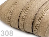 Textillux.sk - produkt Zips kosticový 5mm metráž - 308 hnedá prírodná