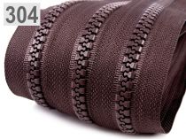 Textillux.sk - produkt Zips kosticový 8mm metráž - 304 čokoládová