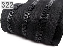 Textillux.sk - produkt Zips kosticový 8mm metráž - 322 čierna