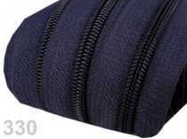 Textillux.sk - produkt Zips špirálový 5mm metráž pre bežce typu POL 25m - 330 modrá tmavá