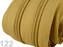 Textillux.sk - produkt Zips špirálový 5mm metráž pre bežce typu POL 25m - 122 zelenožltá