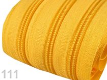 Textillux.sk - produkt Zips špirálový 5mm metráž pre bežce typu POL 25m - 111 žltá tmavá