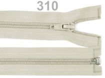 Textillux.sk - produkt Zips špirálový 5mm,deliteľný,  40cm / bundový/ - 310 šedobežová