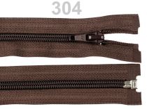 Textillux.sk - produkt Zips špirálový 5mm,deliteľný,  40cm / bundový/ - 304 čokoládová