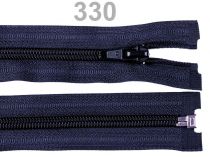 Textillux.sk - produkt Zips špirálový 5mm,deliteľný,  50cm / bundový/ - 330 modrá tmavá