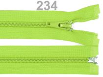 Textillux.sk - produkt Zips špirálový 5mm,deliteľný,  50cm / bundový/ - 234 zelená sv.