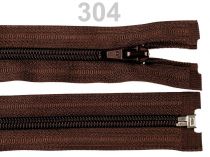Textillux.sk - produkt Zips špirálový 5mm,deliteľný,  60cm / bundový/ - 304 čokoládová