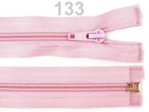 Textillux.sk - produkt Zips špirálový 5mm,deliteľný,  65cm / bundový/ - 133 ružová svetlá