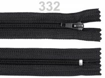 Textillux.sk - produkt Zips špirálový 5mm,nedeliteľný 18cm POL - 332 čierna