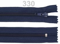 Textillux.sk - produkt Zips špirálový 5mm,nedeliteľný 18cm POL - 330 modrá tmavá