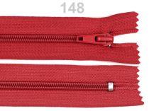 Textillux.sk - produkt Zips špirálový 5mm,nedeliteľný 18cm POL - 148 červená